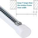 2 Pack Tension Rod Oval Spring Tension Curtain Rod Adjustable 22 to 36 Inches Small Short White Tension Rods No Drilling Spring Loaded Curtain Rods For Doors and Windows, 22-36 Inch, White
