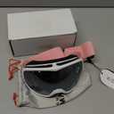 OutdoorMaster Heron Ski Goggles with 2 Lens, Frameless, Magnetic Interchangeable HD Toric Lens, OTG Snowboard Goggles