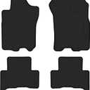 Car Floor Mats Custom Fit for Toyota FJ Cruiser 2007-2014 Black Rubber Auto Liner Mats All Weather Protection