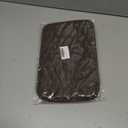 1 PC Car Center Console Cover, Leather Car Armrest Cushion Cover with Side Storage Pockets, Middle Car Interior Accessories, Universal for Trucks, Cars, SUVs (Brown)