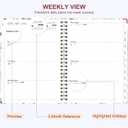 3 x 2026 Planner, Weekly and Monthly Calendar Agenda Book, Jan 2026 - Dec 2026, Hardcover Planning Academic Planner for Office School Supplies and Desk Accessories - A5 (6.3'' x 8.5'') (Wildflower Wash)