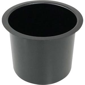 SEETOOOGAMES Jumbo Aluminum Drop-in Poker Table Cup Holder Insert) (Black)