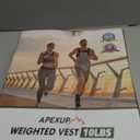 APEXUP Weighted Vest Men Women, Weight Vest for Women Workout Equipment for Strength Training Running (5lbs, Black)