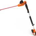 GARCARE 20V Cordless Pole Hedge Trimmer with 18" Dual Action Blades