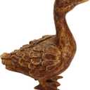 Hymmah Duck Home Decor Statue Rustic Home Decorations for Living Room, Boho Sculpture Resin Animal Collectible Figurines for Indoor Decor