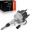 A-Premium Ignition Distributor with Cap and Rotor Compatible with Jeep Wrangler 1994-1995/1977, Cherokee 1994-1997, TJ 1997 & Dodge Dakota 1997, 2.5L