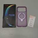 TORRAS Ostand Q3 Air for iPhone 17 Pro Max Case with 360 Magnetic Stand, Fit for MagSafe, Mil-Grade Drop Tested, Camera Control Button, Shockproof Phone Case for iPhone 17 Pro Max 6.9", Aurora Purple