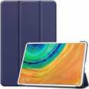 SZLONKOU Tablet Cover for Huawei Matepad Pro 10.8 MRX-W09/W19(2019 Release), Ultra Slim Folio Stand Lightweight Leather Case for Huawei Matepad Pro 10.8 2021 MRR-W29/W39 (KST-Dark Blue)