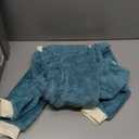 Esobo Fashion Winter Dog Warm Coat Jacket Four-Legged Neck Warm Pet Sweaters for Small Medium Large Dogs (Lake blue), Size: XX-Large