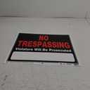 Hillman No Trespassing Violators Will Be Prosecuted Sign
