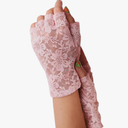 Sacina Goth Black Fingerless Black Mesh Lace Gloves, Fingerless Gothic Y2k Accessories, Vintage Costume Accessories