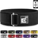 Self-Locking Weight Lifting Belt - Premium Weightlifting Belt for Serious Functional Fitness, Weight Lifting, and Olympic Lifting Athletes - Lifting Support for Men and Women - Deadlift Training Belt (Medium, Black)