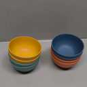 Wheat Straw Bowls, 10 OZ Snack Bowl Set of 8, Unbreakable Small Bowl, Alternative Plastic Bowls Reusable for Snack, Dessert and Appetizer, Microwave and Dishwasher Safe (Multicolor)