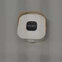 Portable Jewelry Box with LED Mirror, White, 3.5 x 3.5 x 1.8 inches, Travel Size Organizer