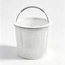 8 Inch Skimmer Basket Inground Pool for Pentair Basket 85014500 & S200 Pentair Pool Skimmer Basket with Weight 316 Stainless Steel and Rubber Grip Handle