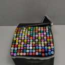 Markers 168 Colors Drawing Pens Set Dual Tip Permanent Art Markers for Kids and Adult Gifts-168 Black Shell Refillable