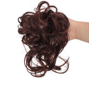 Messy Bun Hair Piece Curly Wavy Hair Buns Scrunchies Tousled Updo Hair Extensions with Elastic Hair Bands Ponytail Hair Extensions for Women 2/33