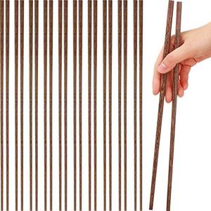 10 Pairs Cooking Chopsticks Reusable 12 Inch Extra Long Wooden Chop Sticks Natural Chinese Style Chopsticks for Noodles, Frying, Hot Pot, Cooking