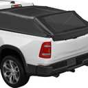 JOYTUTUS Truck Bed Soft Topper Compatible with 2019-2026 Ram 1500 with 5.5ft Bed (w/o RamBox) & Silverado Sierra 1500 with 5.8ft Bed Foldable Camper Shell Truck Top