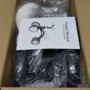 Colorful Lighting Baby Balance Bike Toys for 1 Year Old Boy Gifts, 10-36 Month Toddler Balance Bike, No Pedal 4 Silence Wheels&Soft Seat First Riding on Toys, One Year Old Boy Birthday Gifts. (Black)