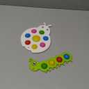 LiKee Fidget Popper Sensory Baby Toys for 10+ Months, Christmas Stocking Stuffers Push and Popping Busy Board, Montessori Toys for 1+ Years Old, Airplane Car Travel Toy for Toddlers 1-3 Stress Relief