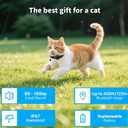 GPS Collar for Cats，Pet Tracker (Android Only) Smart tag,Waterproof Compatible with Google Find My,No Monthly Fee,Advanced Tracking Solution Smart Collar for Pet Safety Ideal Small Large Cats