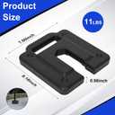 2 Pack Heavy Duty Steel Base Weights for Backdrop Stand, 11lbs Plates