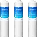 Waterdrop Replacement for GE RPWFE, RPWF (Built-in CHIP) Refrigerator Water Filter, Compatible with GFE28GYNFS, GFE28GELDS, PFE28KELDS, PFE28KYNFS, GFD28GELDS, PWE23KELDS, PWE23KMKES, 3 Filters
