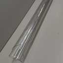 PVC Plastic Tablecloth Desktop Cover Mat, Waterproof Rectangle Table Protector, Thick Clear Table Pad Cover, for Dining Table Patio Coffee Table Writing Desk (2mm 45x125cm/18x49in)