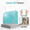 24"x36", 1mm, 5-Pack, Flexible PET Plexiglass Sheets