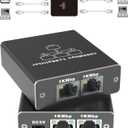 Gigabit Ethernet Splitter 1 to 3, Aluminium LAN Splitter 1000Mbps RJ45 Ethernet Switch Network Splitter with USB C Power Cable for Cat5/5e/6/7/8