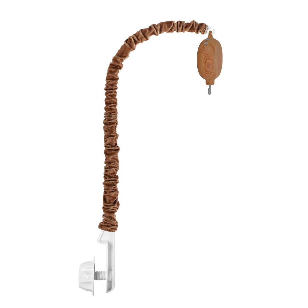 Baby Mobile arm with Music Box Spinner, Imitation Wood 35 lullabies Crib Mobile Motor,Volume Control26 inches Crib Mobile arm Mobile Holder