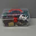 Kimicare 3 Pack Farm Toy Tractor with 40pcs Plastic Farm Animals Figurines and Fence Farm Playset, Farm Figures Farmer Vehicle Toy Truck with Trailer Birthday Gifts Christmas Stocking Stuffers