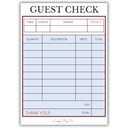 Restauant Play Notepad for Kids – Pretend Restaurant Check Imaginative Role-Play Playtime Pad – Large 5x7” Notepad, 50 Pages, Made in USA