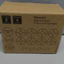 Cat/Pet Water Fountain Filters, 12 Pieces Set Pack of 8 Replacement Filter Fit for 81oz/2.4L, 3 Filtration System with 4 PreFilter Sponges