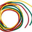 THERABAND Resistance Tubes, Begginer Set, Yellow, Red, and Green, 5 ft Latex Tubing, Home or Clinic Use, Cut-to-Fit, Color-Coded Resistance Bands for Upper & Lower Body Workouts