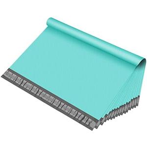 Fuxury Large Poly Mailers 24x24 Inch 50Pcs Shipping Bags for Clothing Embossed Dots Design Shipping Envelopes Waterproof Mailing Envelope Self Seal Mailers Poly Bags Durable Package Bag Teal