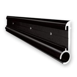 RV Awning Trim, Aluminum RV Insert Roof Trim, 51" Length Black Camper Trailer Awning Rail (8 Trim Pieces, Black)