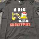 Christmas Shirts for Toddler Boys Girls Kids 2-8 Years, Santa Reindeer Snowman Dinos Truck Short Sleeve Tee 2-3T