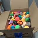Liliiflora 60 Pack Rubber Ducks in Bulk, Random Assortment Mini Rubber Duckies, Bulk Party Favors for Kids, Bath Toys for Toddler, Suitable for Cruise Ship & Jeeps Ducking