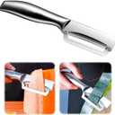 1 Pack Thick Vegetable Peeler - Sugarcane Pumpkin Peeling Knife - Ultra Sharp Stainless Steel Blades - Perfect Kitchen Peeler Effortlessly Peels Vegetables and Fruits (1 Pack)