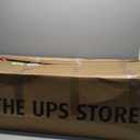 TV Stand with Mount, Fabric Dresser with 5 Drawers for 32/45/55/60/65/75 inch TVs, Black Dresser Entertainment Center, Modern Media TV Console Table