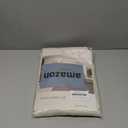 DONREN 36 Inches Long Curtain Tiers-Room Darkening Rod Pocket Small Curtains for Small Window (42 W x 36 L,2 Panels,Cream Beige)