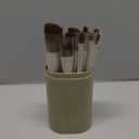 BS-MALL Professional Makeup Brush Set 18 Pcs Premium Synthetic Foundation Powder Concealers Eye Shadows Blush Makeup Brushes with Travel Case