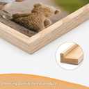 5x7 Picture Frame, OAK Wood Photo Frame with Perspex Glass for Vertical or Horizontal Tabletop Wall Display for Photos, Paintings, Posters, Artwork, Birthday Christmas Gift, Set of 2