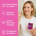 2 x Beet Root Capsules, Organic Beet Root Capsules, 100% Pure Beetroot Powder Supplement for Natural Energy, Non-GMO for Athletic Performance Digestive & Endurance, 60 Capsules, Best By: 06/2027