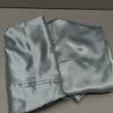 BEDELITE Satin Pillowcase with Zipper, Haze Blue King Size Pillow Cases Set of 2, Super Soft and Cooling Similar to Silk Pillow Cases, Gift for Women Men(20x36 Inches)
