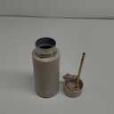 frank green - Ceramic Reusable Bottle - Stainless Steel Water Bottle With Straw, Insulated Water Bottle, Metal Water Bottle - Flip Straw Lid - 34oz - Moon Dust