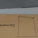 Buzowruil Metal Rolling Clothing Rack Adjustable Freestanding Garment Organizer with Wheels, Space-Saving Design for Home, Closet, Office, or Retail, White