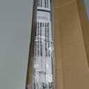LazBlinds No Tools No Drill 1" Vinyl Mini Blinds, Cordless Blinds for Windows, Light Filtering Horizontal Window Blinds & Shades, 36" W x 36" H, White